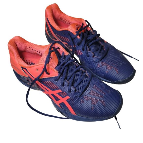 Asics Shoes PHF E650N Gel-Solution Speed 3 Womens US Size 9 Blue Pink - Picture 1 of 9